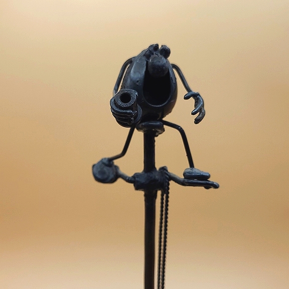 Vintage Greg and Jeff Quayle original flea unicycle sculpture - Picture 5 of 13